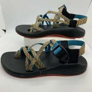 chico Chico's | Shoes | Chicos Vibram Rainbow Strap Sandals Sz 8